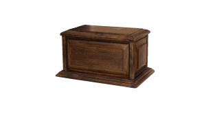 ADDvantage Casket Solid alder with vintage pine finish cremation box