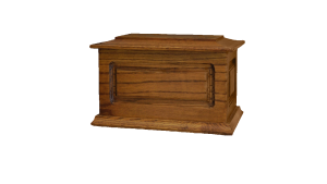 ADDvantage Casket Solid oak with Satin finish cremation box